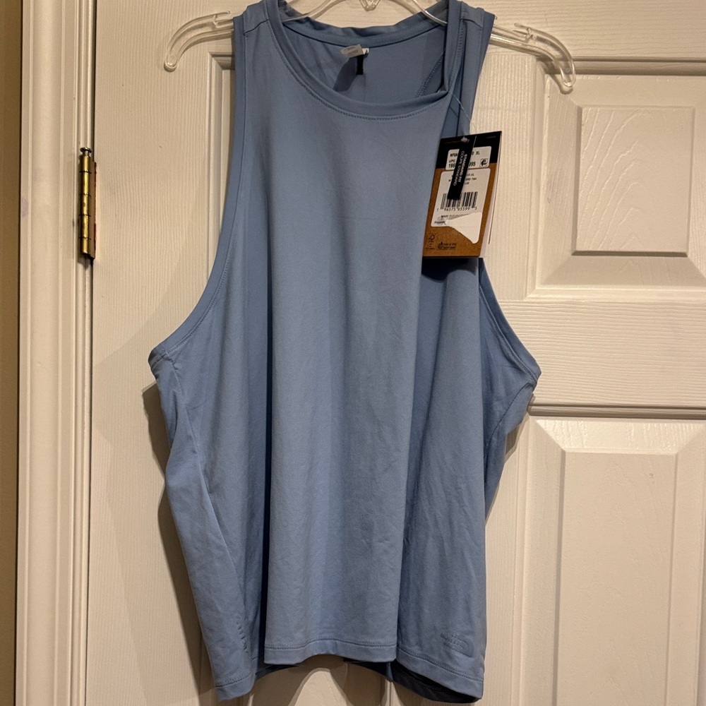 The North Face Light Blue Sleeveless Tee